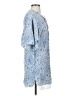Intermix 100% Silk Paisley Blue Casual Dress Size S - photo 4