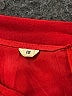 Unbranded 100% Wool Solid Red Wool Skirt Size 12 - photo 4