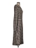 Max and Cleo Houndstooth Gray Brown Casual Dress Size S - photo 4