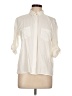 Style Envy 100% Rayon Ivory 3/4 Sleeve Button-Down Shirt Size L - photo 1