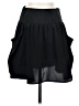 Flat Black by Pegleg NYC 100% Polyester Solid Black Casual Skirt Size 2 - photo 1