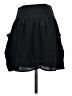 Flat Black by Pegleg NYC 100% Polyester Solid Black Casual Skirt Size 2 - photo 2
