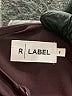 R | Label 100% Polyester Solid Burgundy Jumpsuit Size S - photo 4