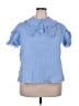 Unbranded Blue Short Sleeve Blouse Size 4X - photo 1