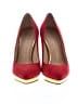 Charlotte Olympia Color Block Red Heels Size EU 38 1/2 - photo 2