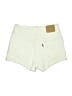 Levi's Green White Denim Shorts Size 26 waist - photo 2
