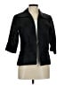 Assorted Brands Black 3/4 Sleeve Button-Down Shirt Size M - photo 1