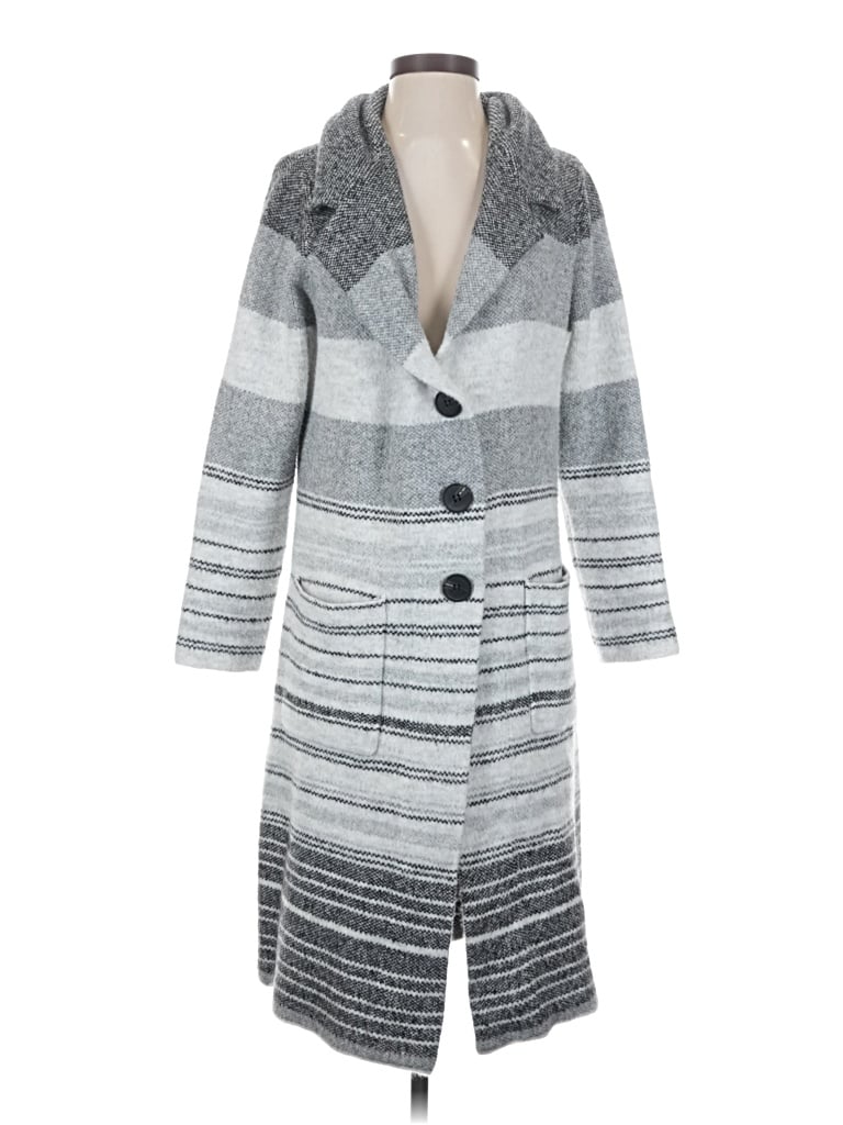 Pre-owned Lovestitch Cardigan Sweater In Gray