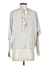 Reiss Silver Ivory Long Sleeve Blouse Size S - photo 2