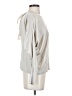 Reiss Silver Ivory Long Sleeve Blouse Size S - photo 4