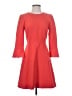 J.Crew Solid Pink Red Cocktail Dress Size 0 - photo 1