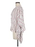 Emory Park 100% Rayon Stripes White 3/4 Sleeve Blouse Size M - photo 5
