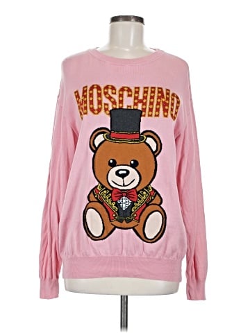 Moschino Teddy Print Pullover Sweater (view 1)