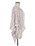 Emory Park 100% Rayon Stripes White 3/4 Sleeve Blouse Size M - photo 4