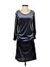 Vicky And Lucas 100% Polyester Metallic Silver Cocktail Dress Size S - photo 1