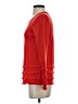 Trina Turk 100% Merino Wool Red Orange Wool Pullover Sweater Size no size - photo 5