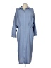 Max Studio 100% Polyester Blue Casual Dress Size L - photo 1