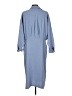 Max Studio 100% Polyester Blue Casual Dress Size L - photo 2