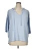 Assorted Brands Blue Poncho Size 1X - photo 1