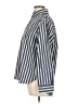 J.Crew 100% Cotton Stripes Blue Long Sleeve Button-Down Shirt Size 12 - photo 5