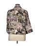 Jaipur 100% Polyester Print Brown 3/4 Sleeve Blouse Size XL - photo 2