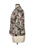 Jaipur 100% Polyester Print Brown 3/4 Sleeve Blouse Size XL - photo 5