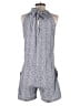 Escapada Checkered-gingham Blue Romper Size XS - photo 2
