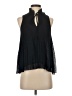 Derek Lam 10 Crosby 100% Polyester Black Sleeveless Blouse Size 2 - photo 1