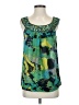 Odille Green Sleeveless Blouse Size 0 - photo 1