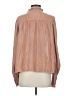 Moon River 100% Polyester Tan Long Sleeve Blouse Size S - photo 2