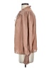 Moon River 100% Polyester Tan Long Sleeve Blouse Size S - photo 5