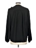 T Tahari 100% Polyester Black Long Sleeve Blouse Size L - photo 2