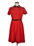 Elle Red Casual Dress Size 6 - photo 1