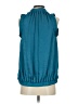 Club Monaco 100% Polyester Teal Sleeveless Blouse Size XS - photo 2