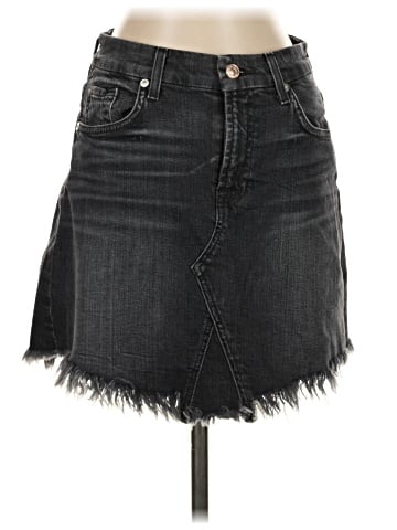 7 For All Mankind Denim Skirt (view 1)