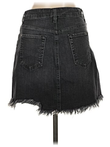 7 For All Mankind Denim Skirt (view 2)