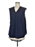 Torrid 100% Polyester Blue Sleeveless Blouse Size Med Plus (00) - photo 1