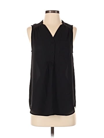 Fervour Sleeveless Button-Down Shirt (view 1)