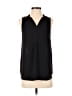 Fervour Black Sleeveless Button-Down Shirt Size XS - photo 1