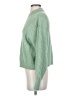 H&M Solid Green Turtleneck Sweater Size XS - photo 5