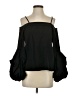 INA Black 3/4 Sleeve Blouse Size S - photo 1