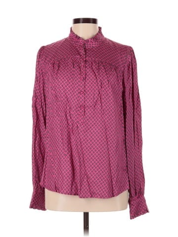 Vineyard Vines Long Sleeve Silk Top (view 1)