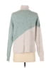 Como Vintage Color Block Teal Pullover Sweater Size S - photo 2