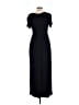 Grecerelle Solid Black Casual Dress Size L - photo 2