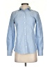 J.Crew Blue Long Sleeve Button-Down Shirt Size 00 - photo 1