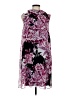 Connected Apparel 100% Polyester Purple Cocktail Dress Size 8 - photo 1