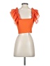 Shein Orange Sleeveless Blouse Size S - photo 2