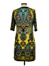 Sandra Darren Paisley Teal Casual Dress Size 10 (petite) - photo 2