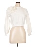 Twinset 100% Polyester Ivory Long Sleeve Blouse Size 12 - photo 1