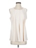T Tahari Ivory Sleeveless Blouse Size S - photo 1